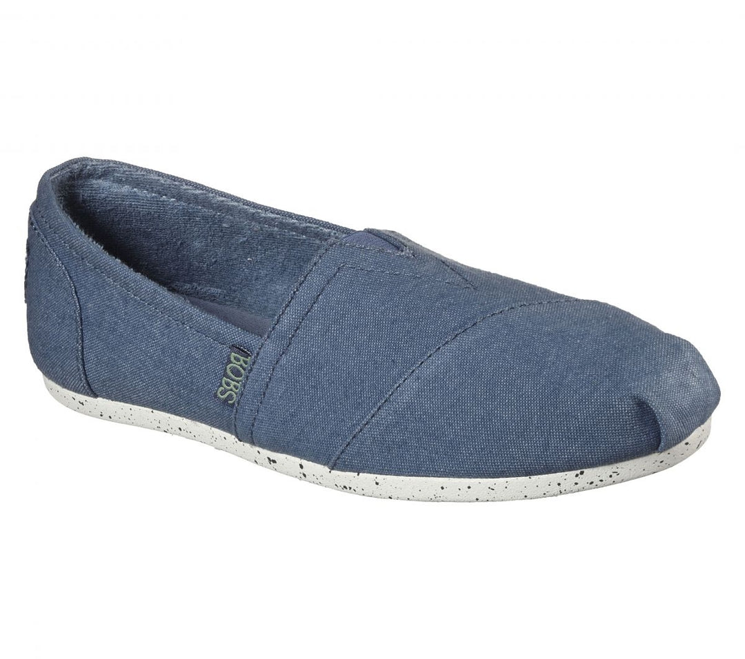 Skechers Womens BOBS Plush - Natures Kiss Slip-On Blue - 113531-BLU BLUE Image 2