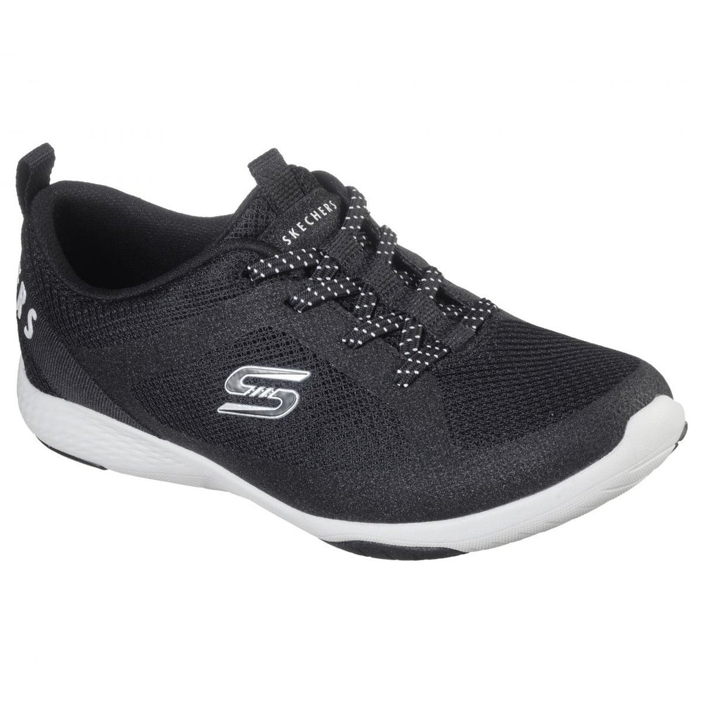 Skechers Womens Lolow Sneaker Black - 104028-BLK BLACK Image 2