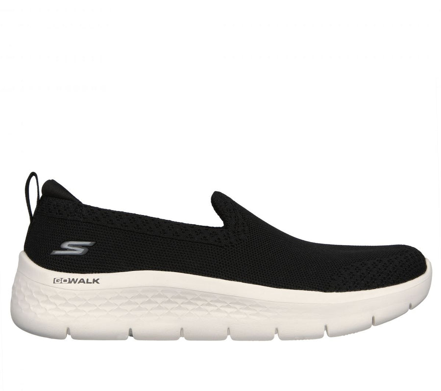 Skechers Womens Go Walk Flex - Bright Summer Sneaker Black/White - 124957-BKW BLACK/WHITE Image 1