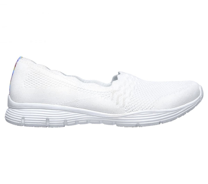 Skechers Womens Seager - Umpire Slip-On White - 158011-WHT WHITE Image 2