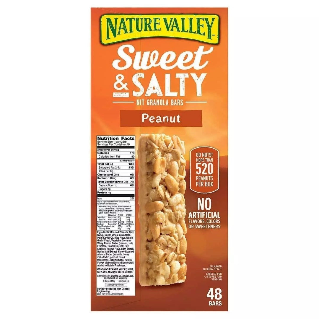 Nature Valley Sweet and Salty Peanut Granola Bars (1.2 Ounce bars 36 Count) Image 2