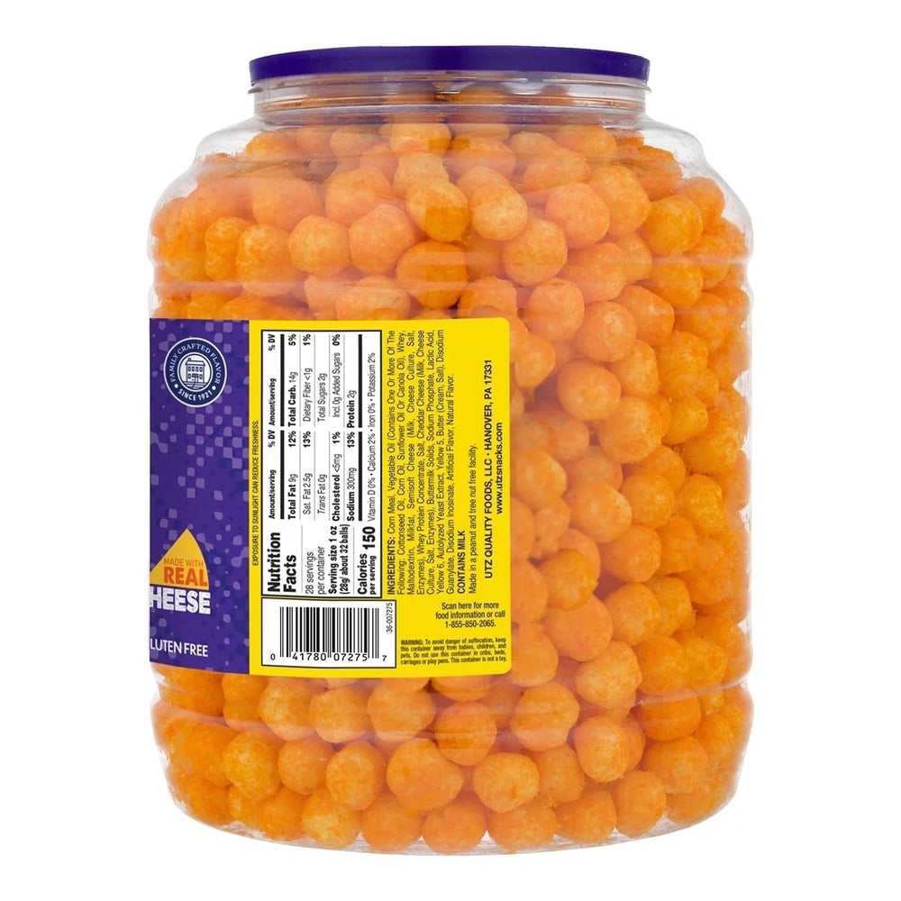 Utz Cheeseball Barrel (28 Ounce) Image 2