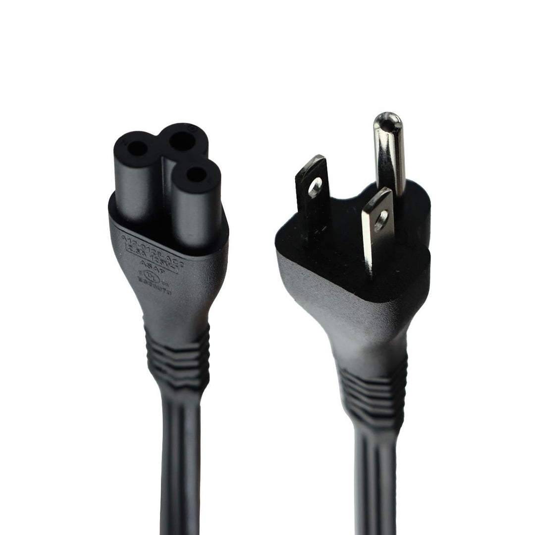 ASAP 3-Prong Power Supply Cable Grounded Cord (3.3FT) - BLACK Image 1