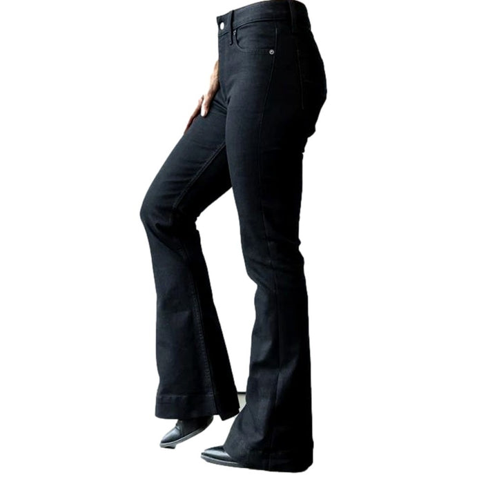 Kimes Ranch Western Jean Womens Ultra High Rise Flare Jennifer-Black Image 2