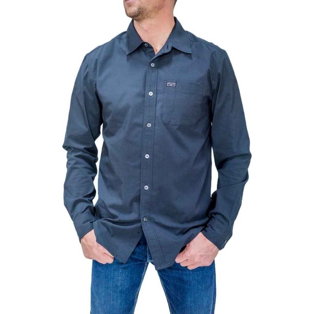 Kimes Ranch Western Shirt Men Long Sleeve Pockets Button Linville-Long Image 1