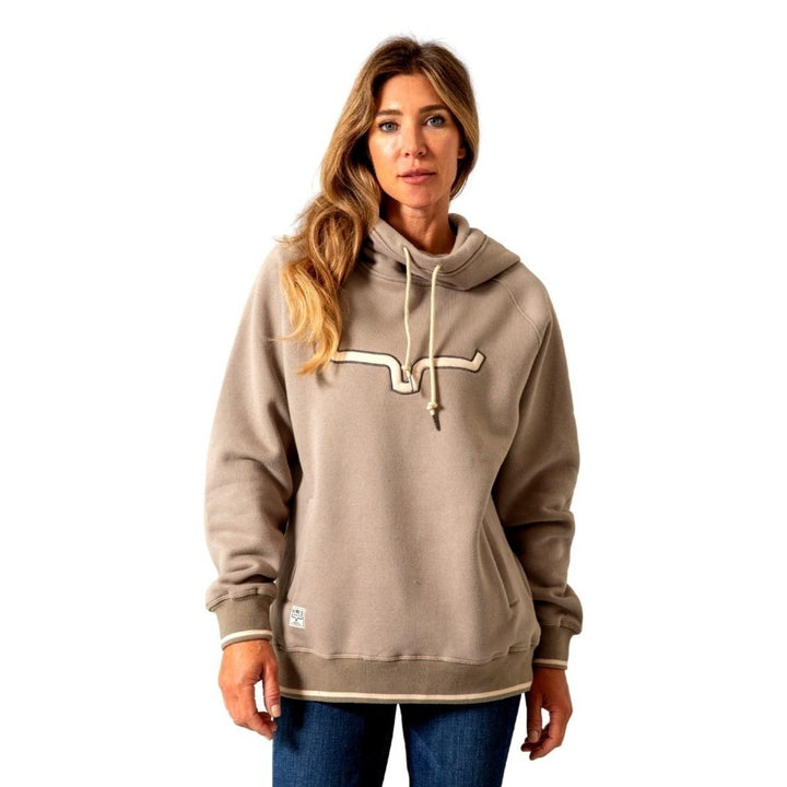 Kimes Ranch Western Sweatshirt Womens Pull Over Cowl Neck Two-Scoops Image 1