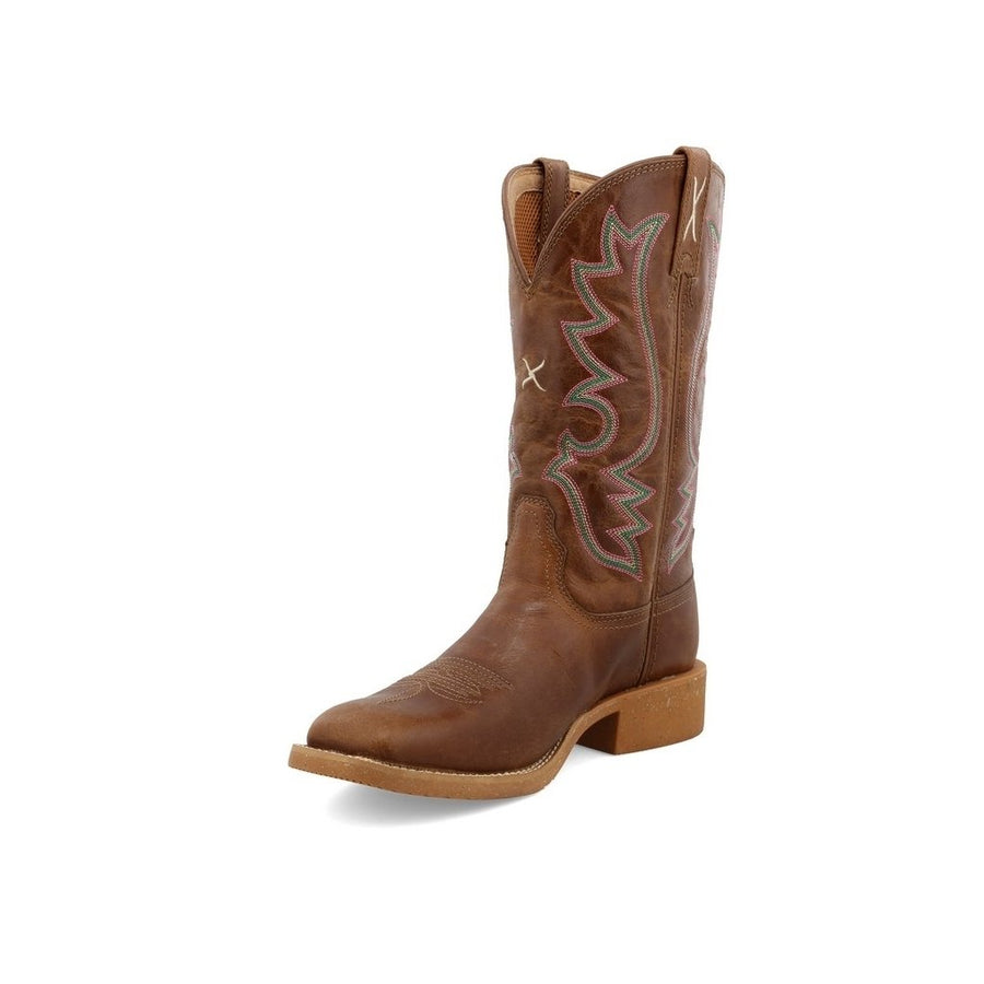 Twisted X Western Boots Womens Pull On Roasted Pecan WXTR002 Image 1