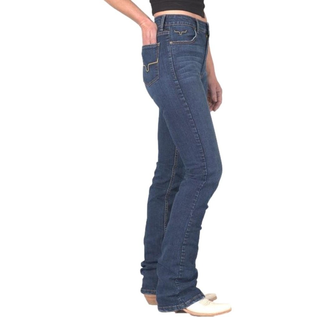 Kimes Ranch Western Jeans Womens High Rise Button Fitted Thigh Sarah Image 1