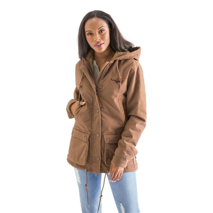 Kimes Ranch Western Jacket Womens Zip Front Sherpa Lined Anorak AWA Image 4