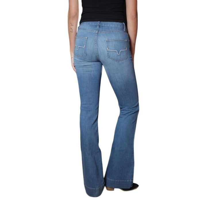 Kimes Ranch Western Jeans Womens Flare Trouser Lola-Soho-Fade Image 2