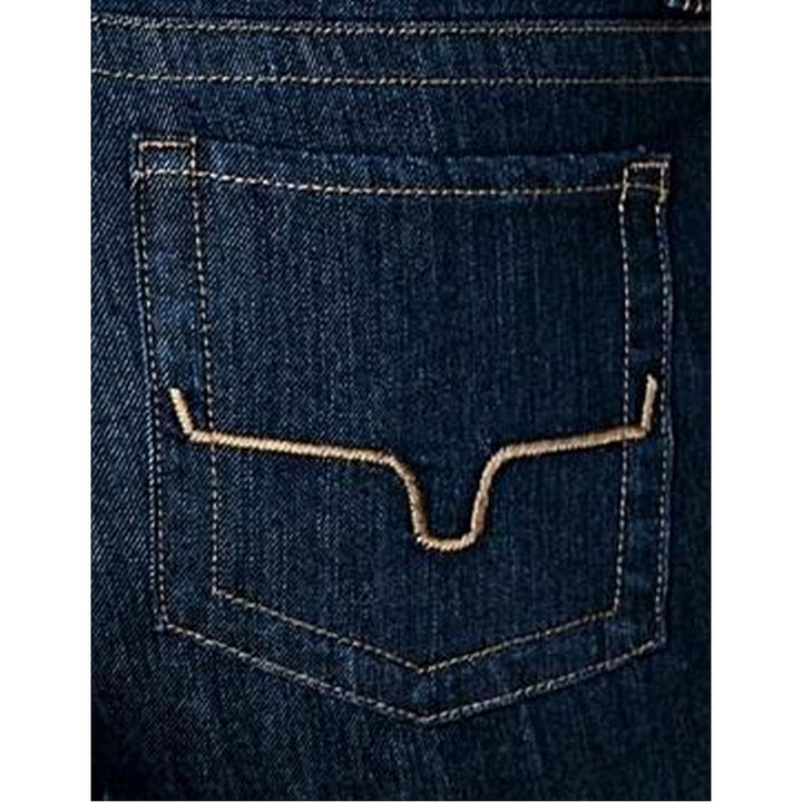 Kimes Ranch Western Jeans Womens Classic Slim Mid Dark Blue Betty Image 4