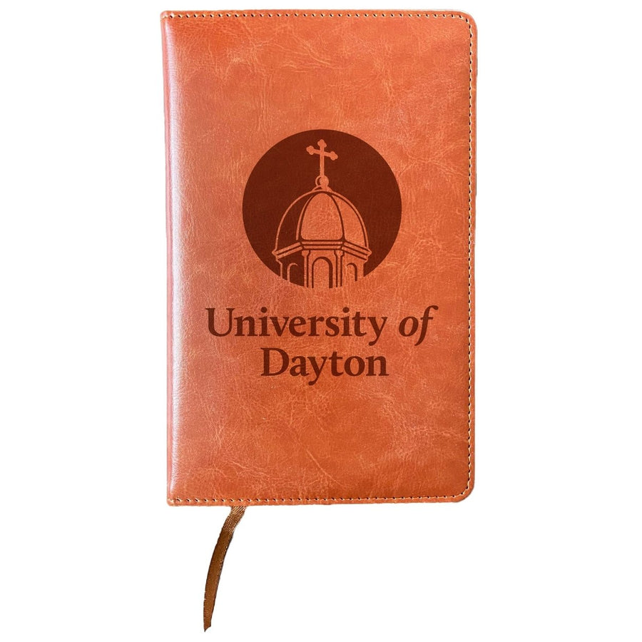 Dayton Flyers Engraved 8" x 5" Leather Journal Officially Licensed Collegiate Product Image 1