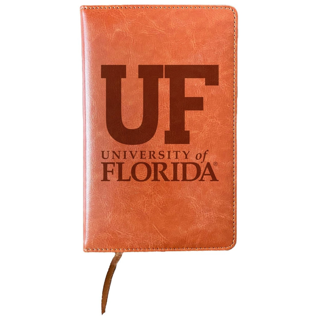 Florida Gators Engraved 8" x 5" Leather Journal Officially Licensed Collegiate Product Image 1