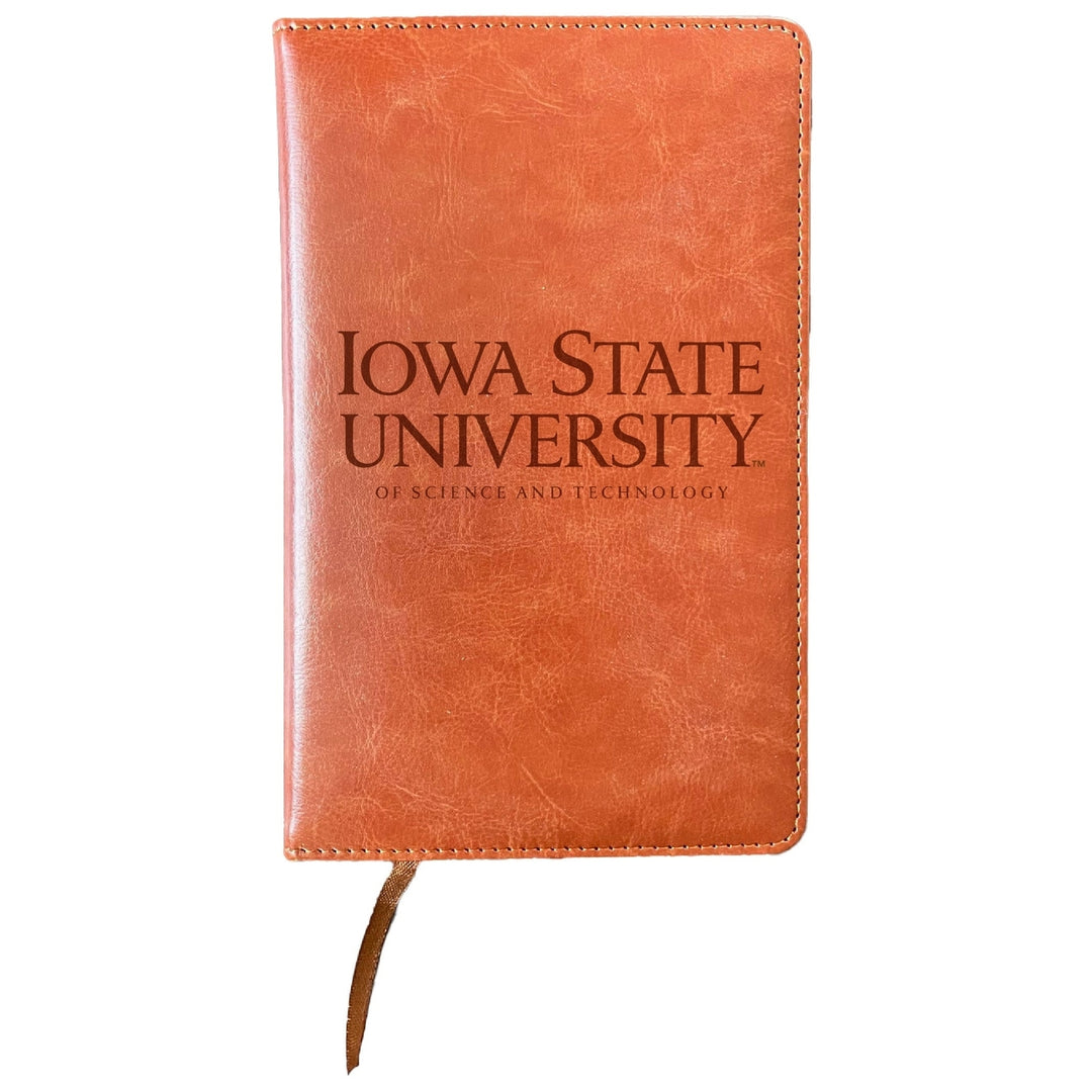 Iowa State Cyclones Engraved 8" x 5" Leather Journal Officially Licensed Collegiate Product Image 1