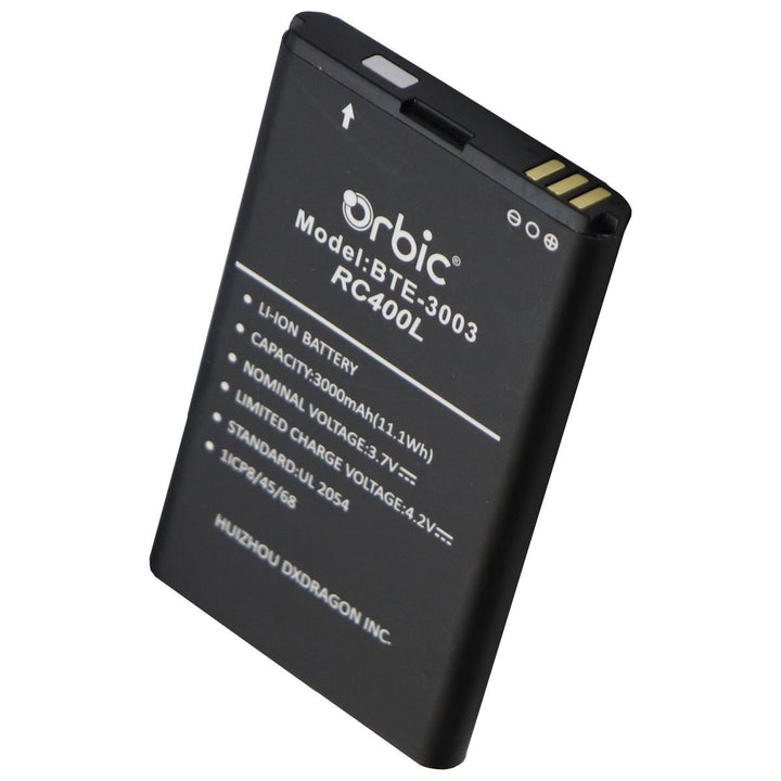 Orbic Rechargeable 3,000mAh 3.7V Li-ion Battery - Black (BTE-3003 / RC400L) Image 1