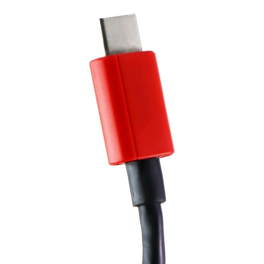 Verizon (TYPECTOC6FT) 6Ft 2.0Charge and Sync Cable for USB-C Devices - Black/Red Image 2