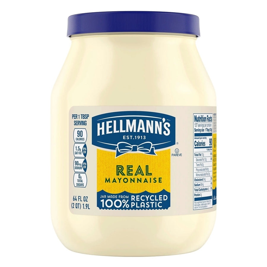 Hellmanns Real Mayonnaise (64 Ounce) Image 1