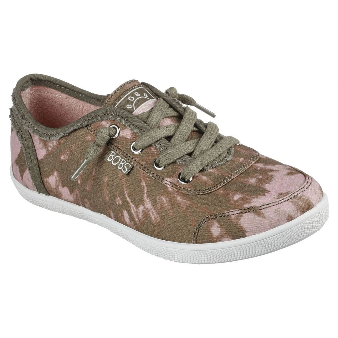 Skechers Womens BOBS B Cute - Mystic Boho Sneaker Olive/Multi - 113838-OLMT Olive/Multi Image 1