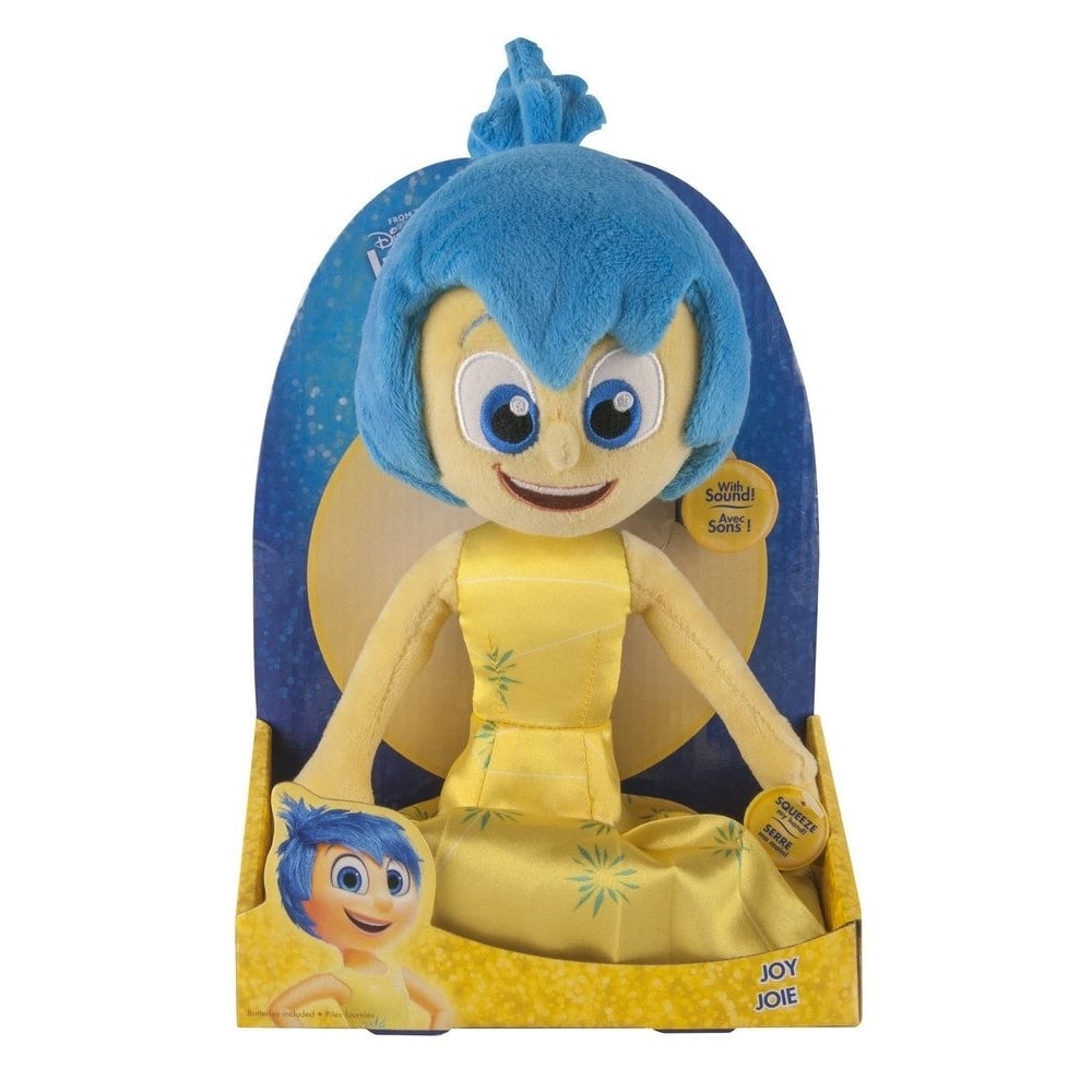 Disney Pixar Inside Out Talking Joy Plush Figure Image 1