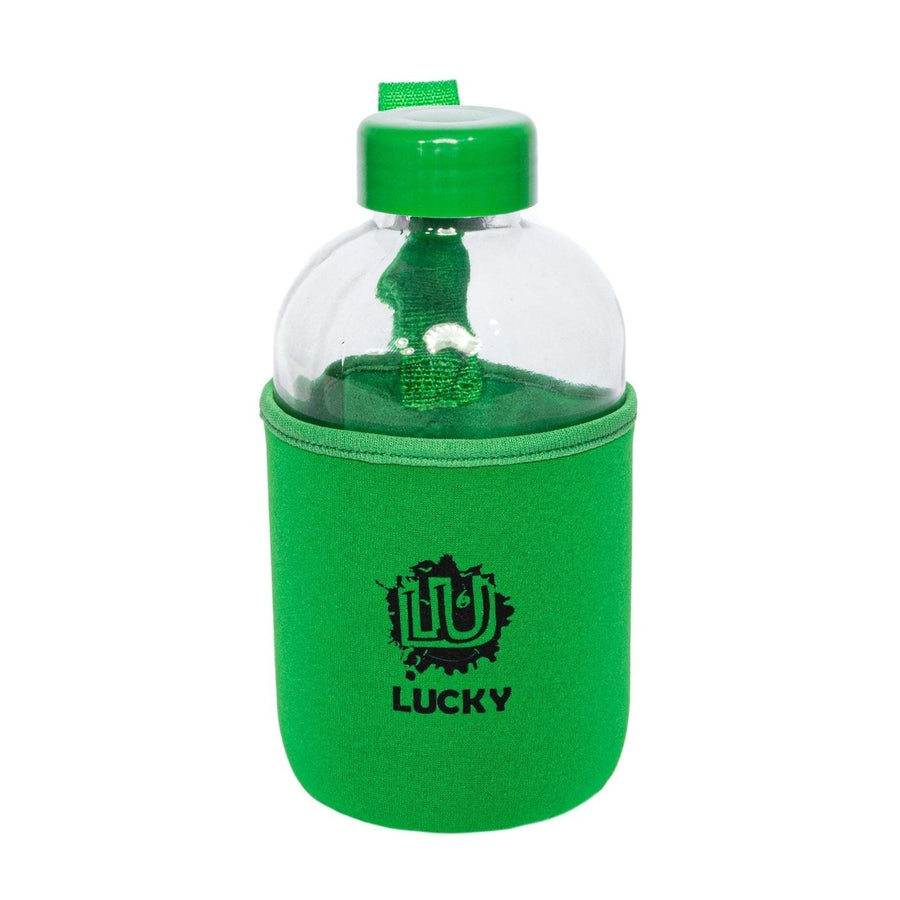 Moods Up Lucky Glass Flask with Cover 600 ML Image 1