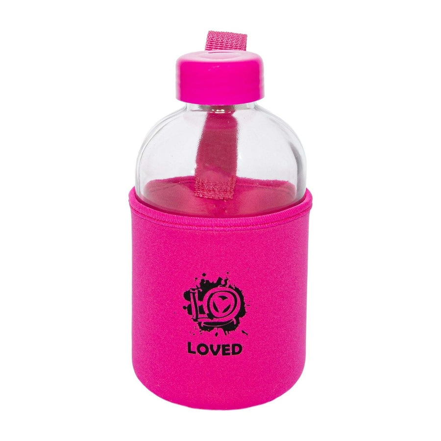 Moods Up Loved Glass Flask with Cover 600 ML Image 1