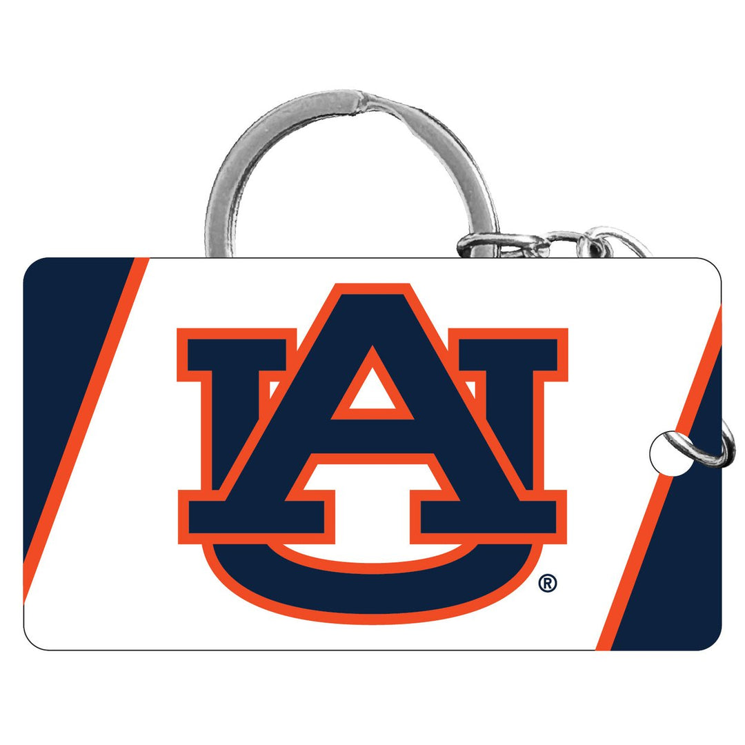 Auburn Tigers Acrylic Keychain 1.5" x 2.75" Officially Licensed Collegiate Product Image 1