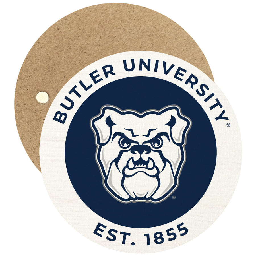 Butler Bulldogs Round Wooden 2.5" Fridge Magnet Officially Licensed Collegiate Product Image 1