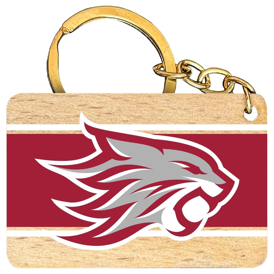 California State University Chico Flat Wood Keychain 1.5" x 2.5" Officially Licensed Collegiate Product Image 1