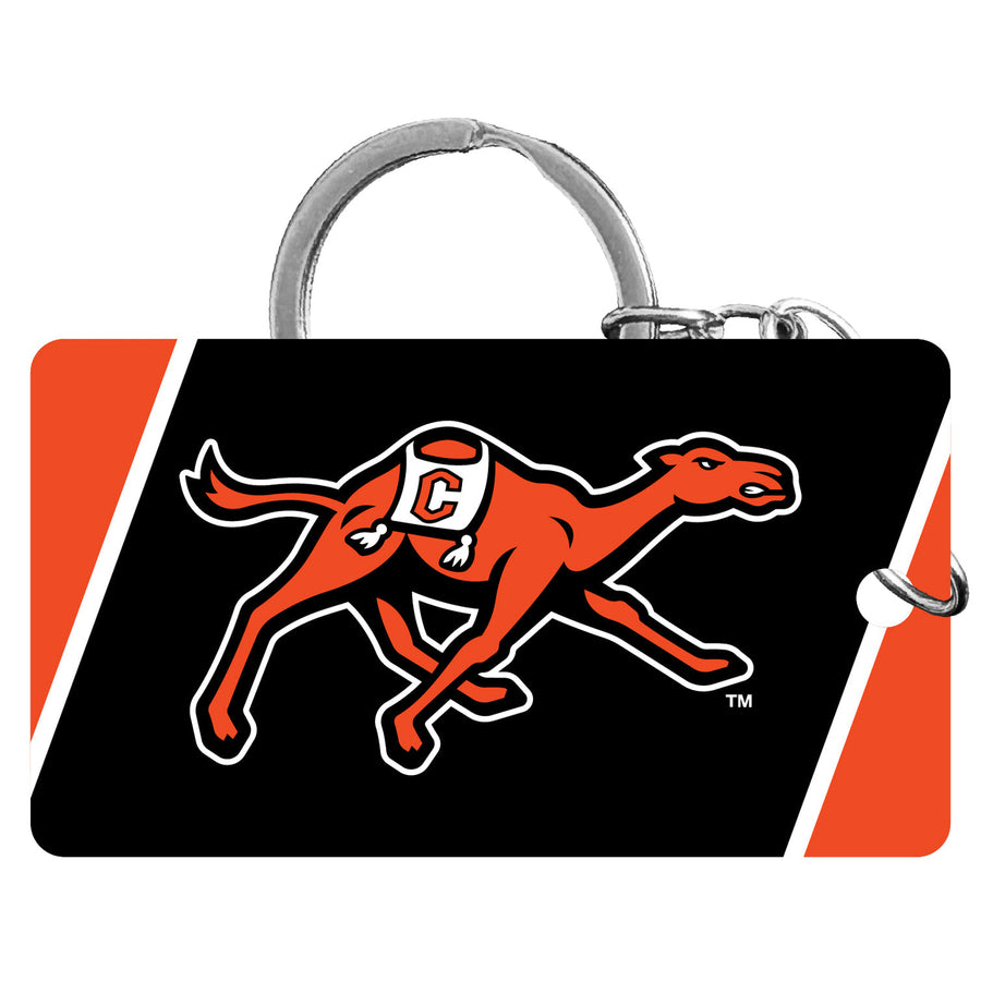 Campbell University Fighting Camels Acrylic Keychain 1.5" x 2.75" Officially Licensed Collegiate Product Image 1