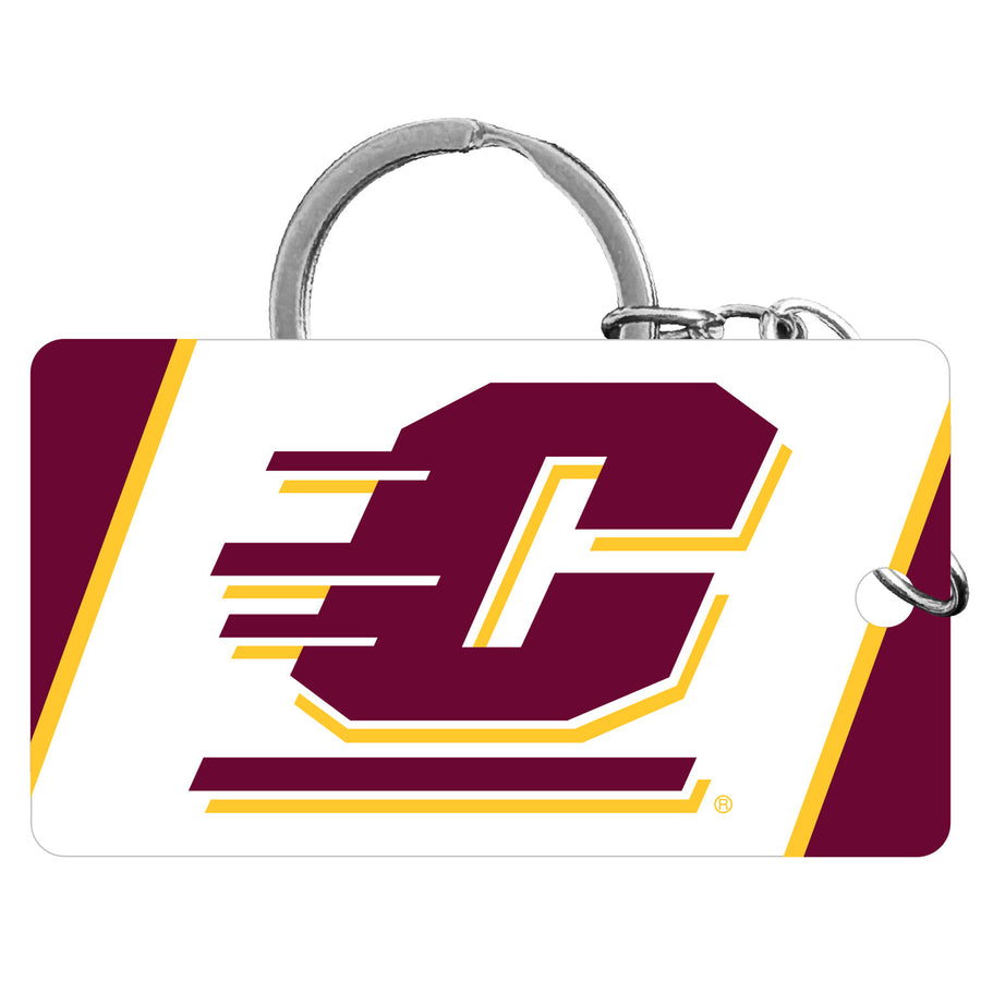 Central Michigan University Acrylic Keychain 1.5" x 2.75" Officially Licensed Collegiate Product Image 1