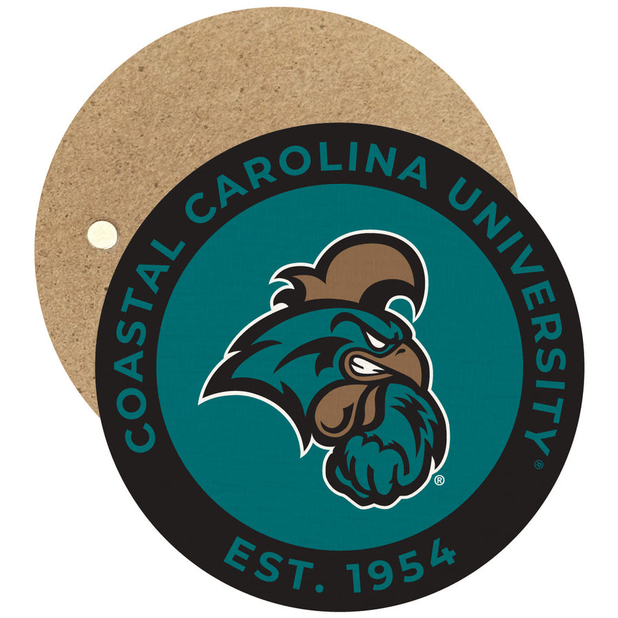 Coastal Carolina University Round Wooden 2.5" Fridge Magnet Officially Licensed Collegiate Product Image 1