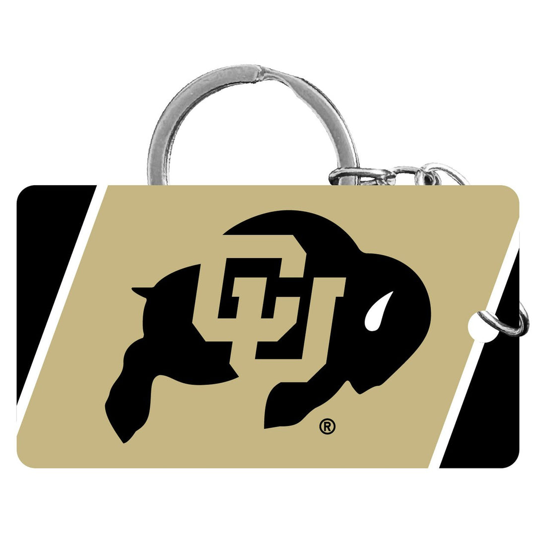 Colorado Buffaloes Acrylic Keychain 1.5" x 2.75" Officially Licensed Collegiate Product Image 1