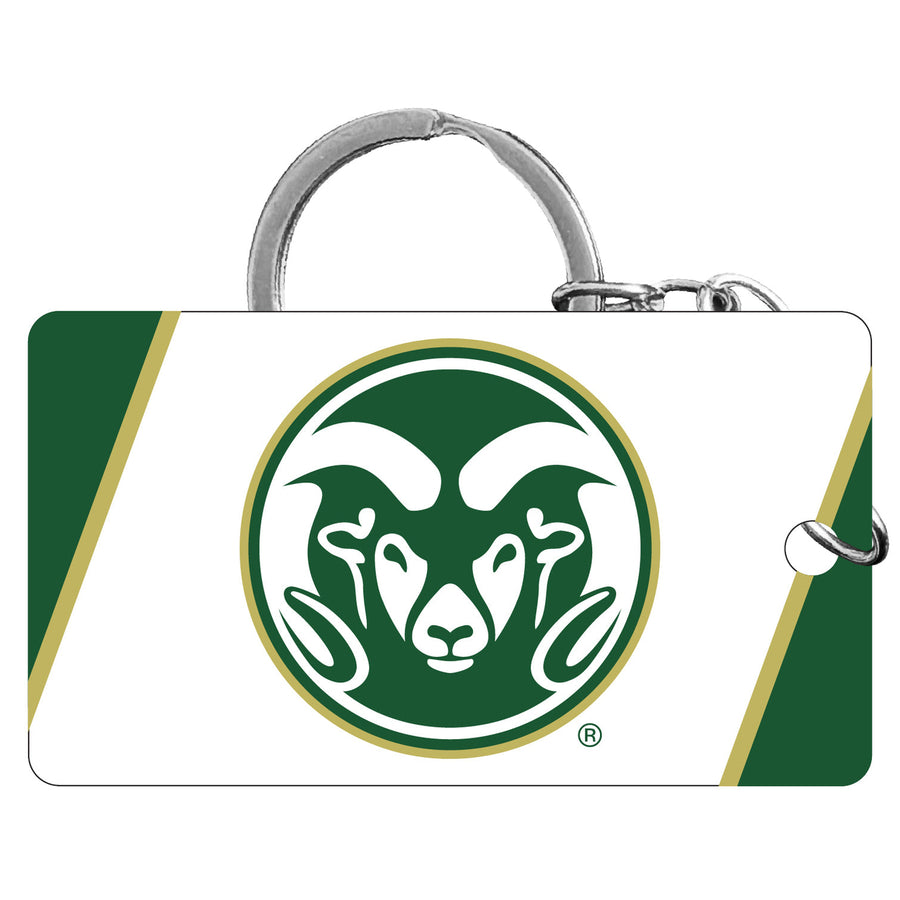 Colorado State Rams Acrylic Keychain 1.5" x 2.75" Officially Licensed Collegiate Product Image 1