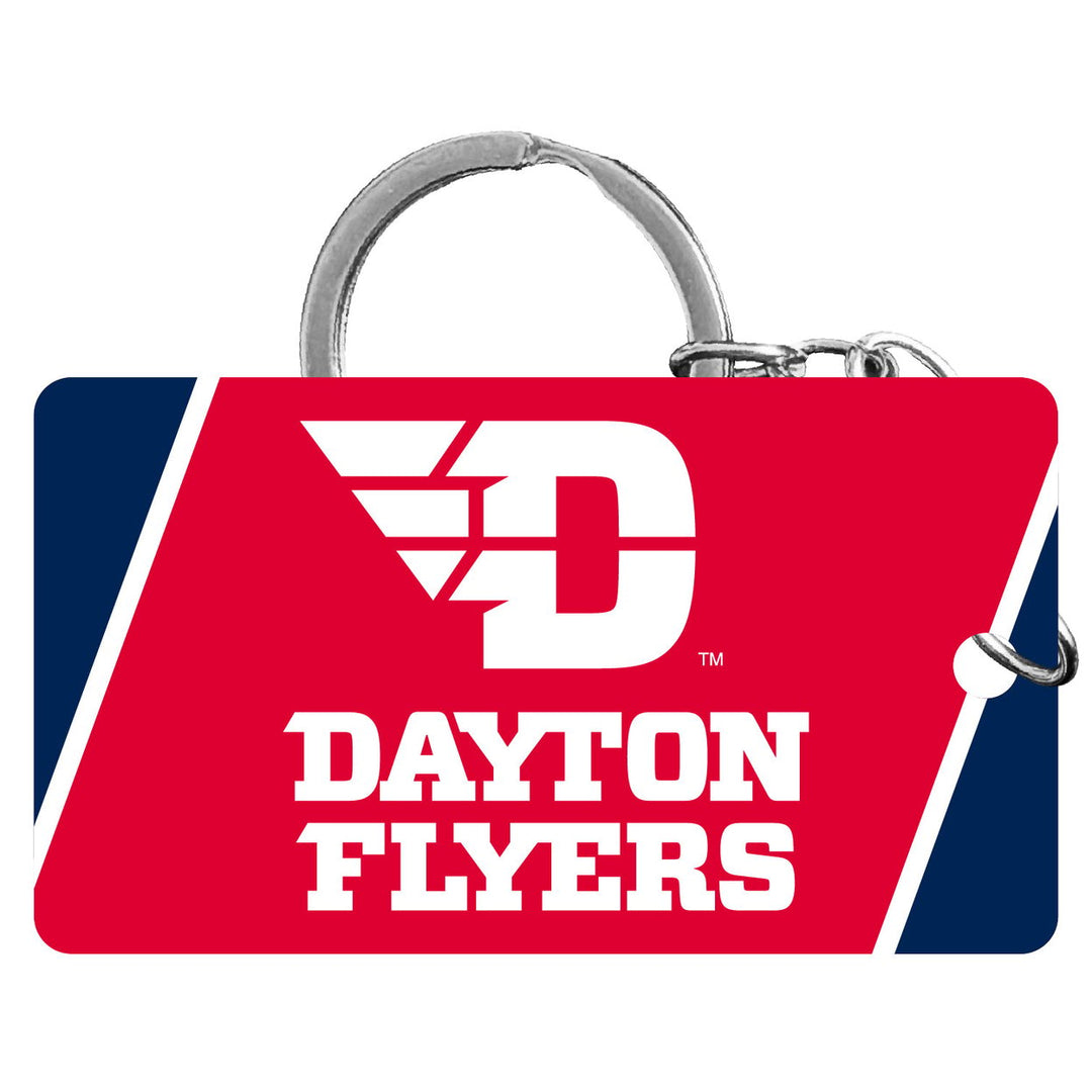 Dayton Flyers Acrylic Keychain 1.5" x 2.75" Officially Licensed Collegiate Product Image 1