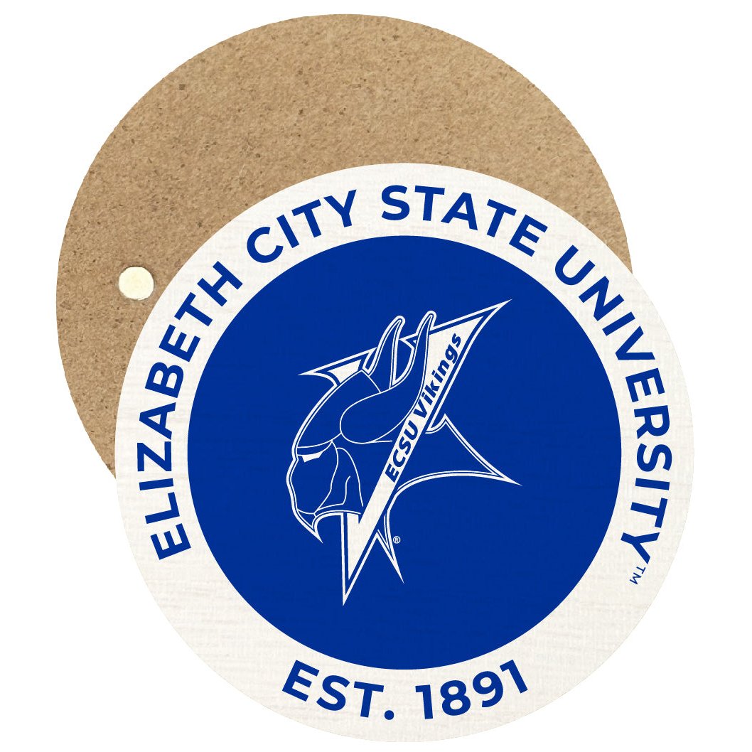 Elizabeth City State University Round Wooden 2.5" Fridge Magnet Officially Licensed Collegiate Product Image 1