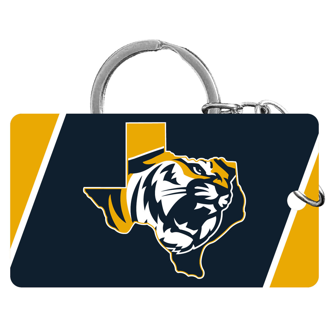 East Texas Baptist University Acrylic Keychain 1.5" x 2.75" Officially Licensed Collegiate Product Image 1