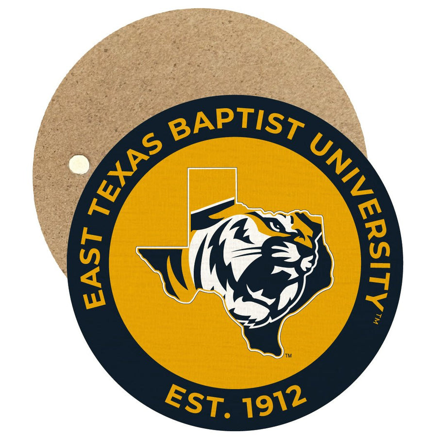 East Texas Baptist University Round Wooden 2.5" Fridge Magnet Officially Licensed Collegiate Product Image 1