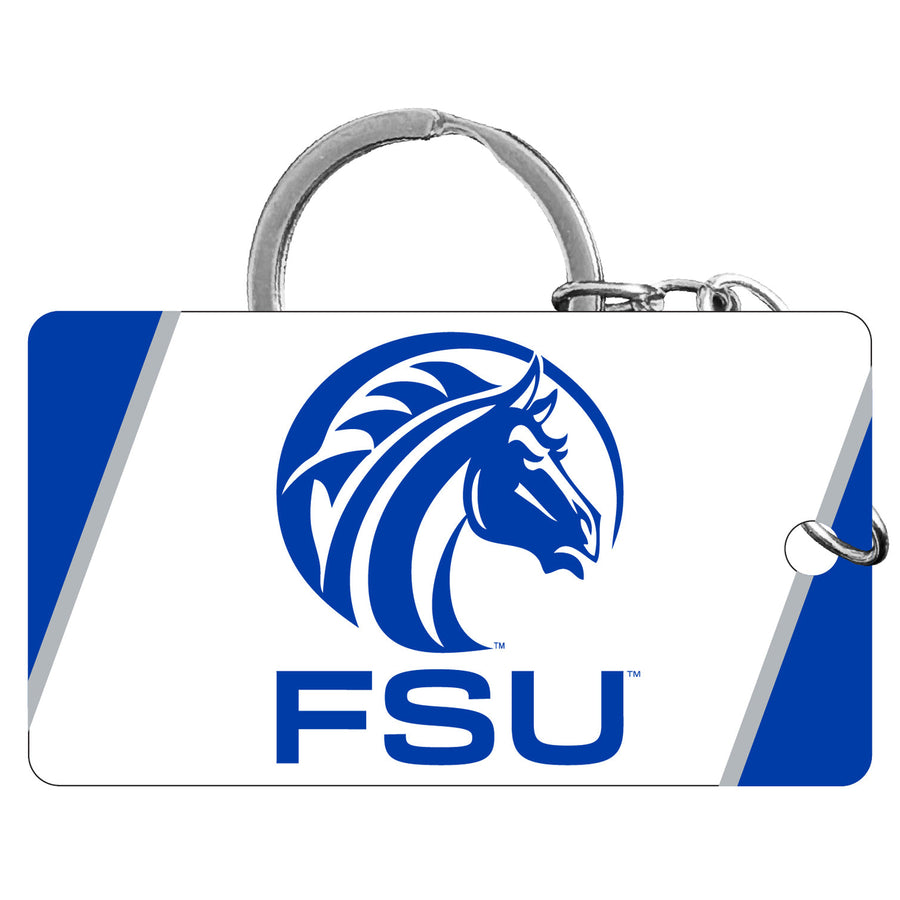 Fayetteville State University Acrylic Keychain 1.5" x 2.75" Officially Licensed Collegiate Product Image 1