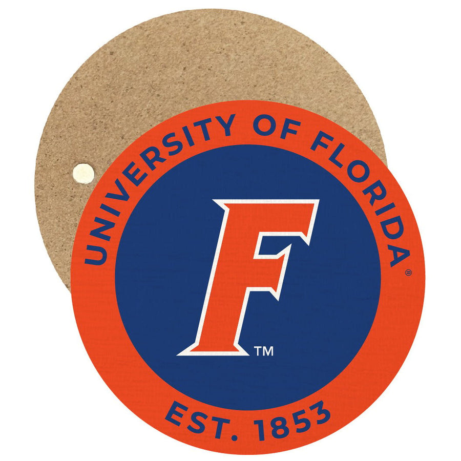 Florida Gators Round Wooden 2.5" Fridge Magnet Officially Licensed Collegiate Product Image 1