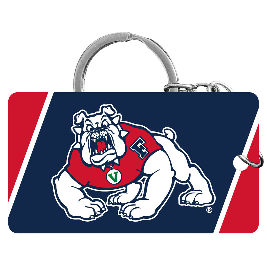 Fresno State Bulldogs Acrylic Keychain 1.5" x 2.75" Officially Licensed Collegiate Product Image 1