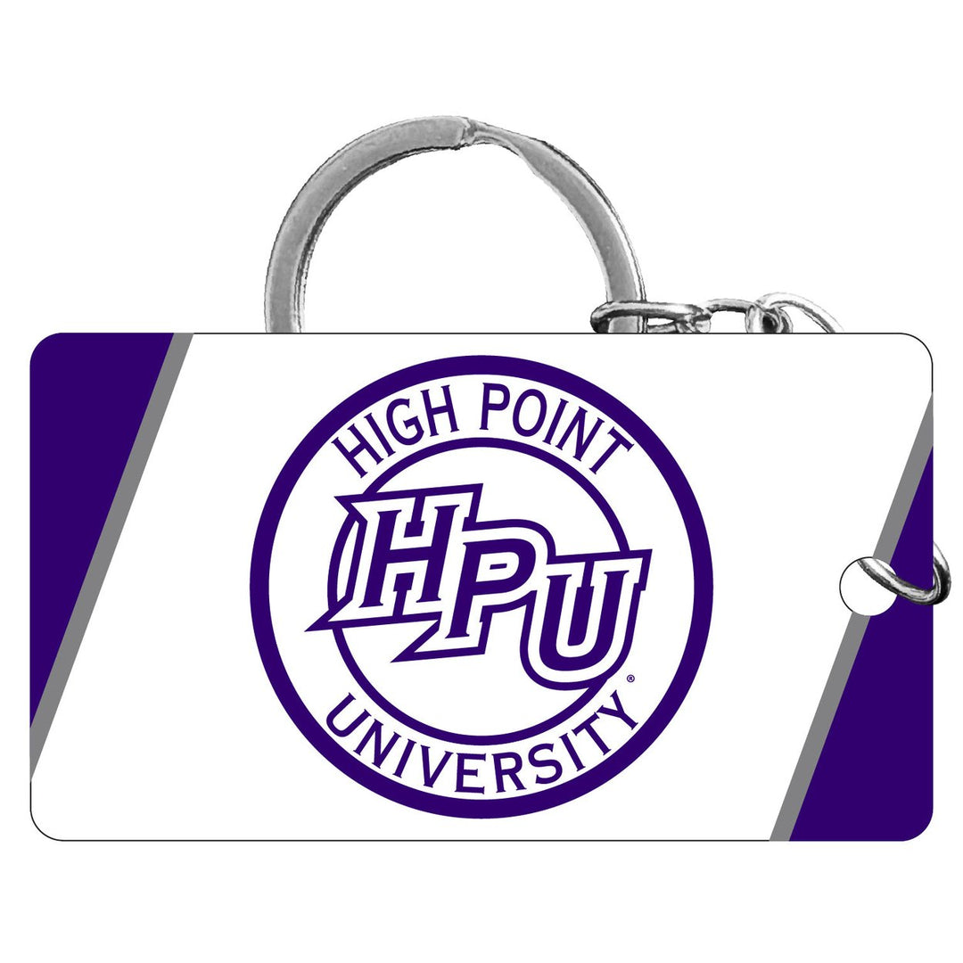 High Point University Acrylic Keychain 1.5" x 2.75" Officially Licensed Collegiate Product Image 1