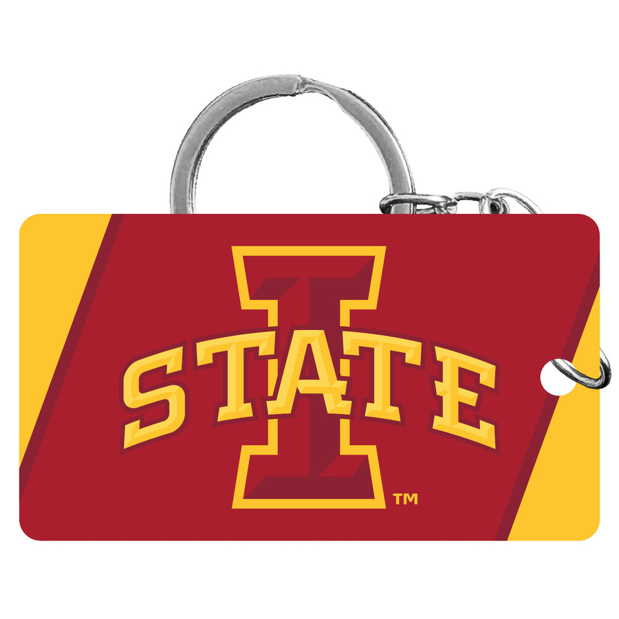 Iowa State Cyclones Acrylic Keychain 1.5" x 2.75" Officially Licensed Collegiate Product Image 1