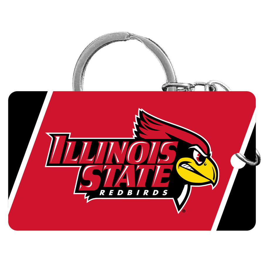 Illinois State Redbirds Acrylic Keychain 1.5" x 2.75" Officially Licensed Collegiate Product Image 1