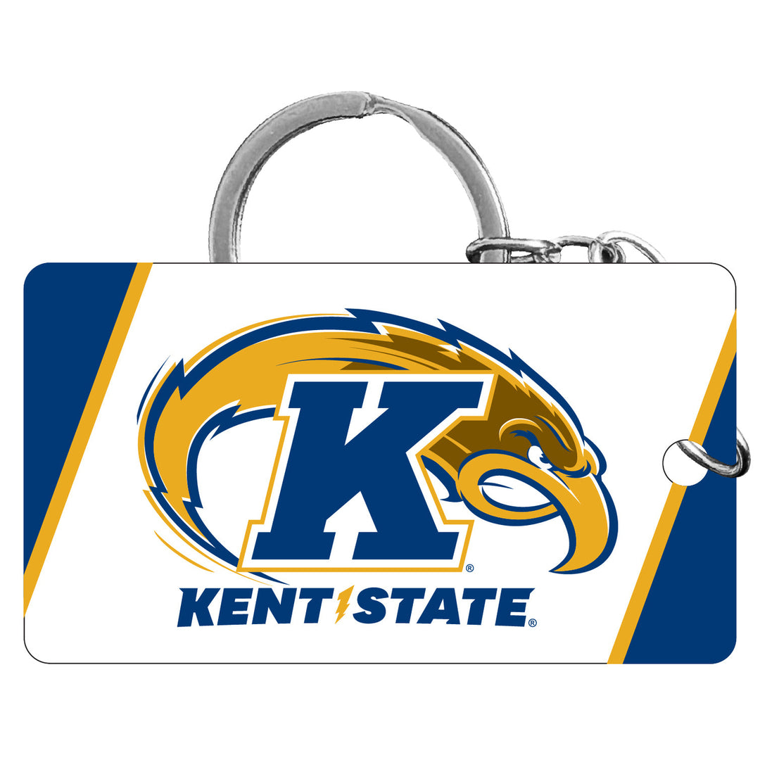 Kent State University Acrylic Keychain 1.5" x 2.75" Officially Licensed Collegiate Product Image 1