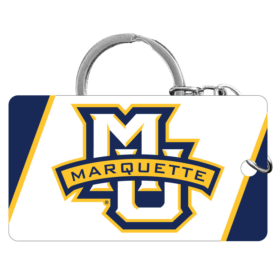 Marquette Golden Eagles Acrylic Keychain 1.5" x 2.75" Officially Licensed Collegiate Product Image 1