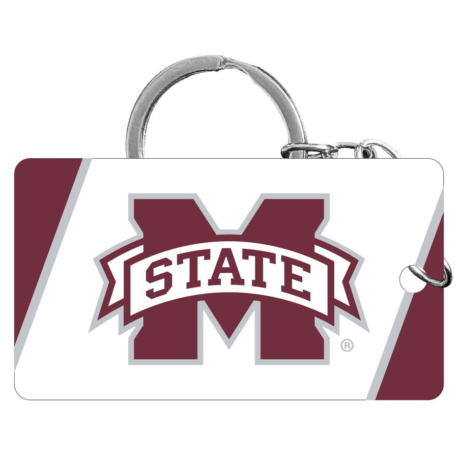 Mississippi State Bulldogs Acrylic Keychain 1.5" x 2.75" Officially Licensed Collegiate Product Image 1