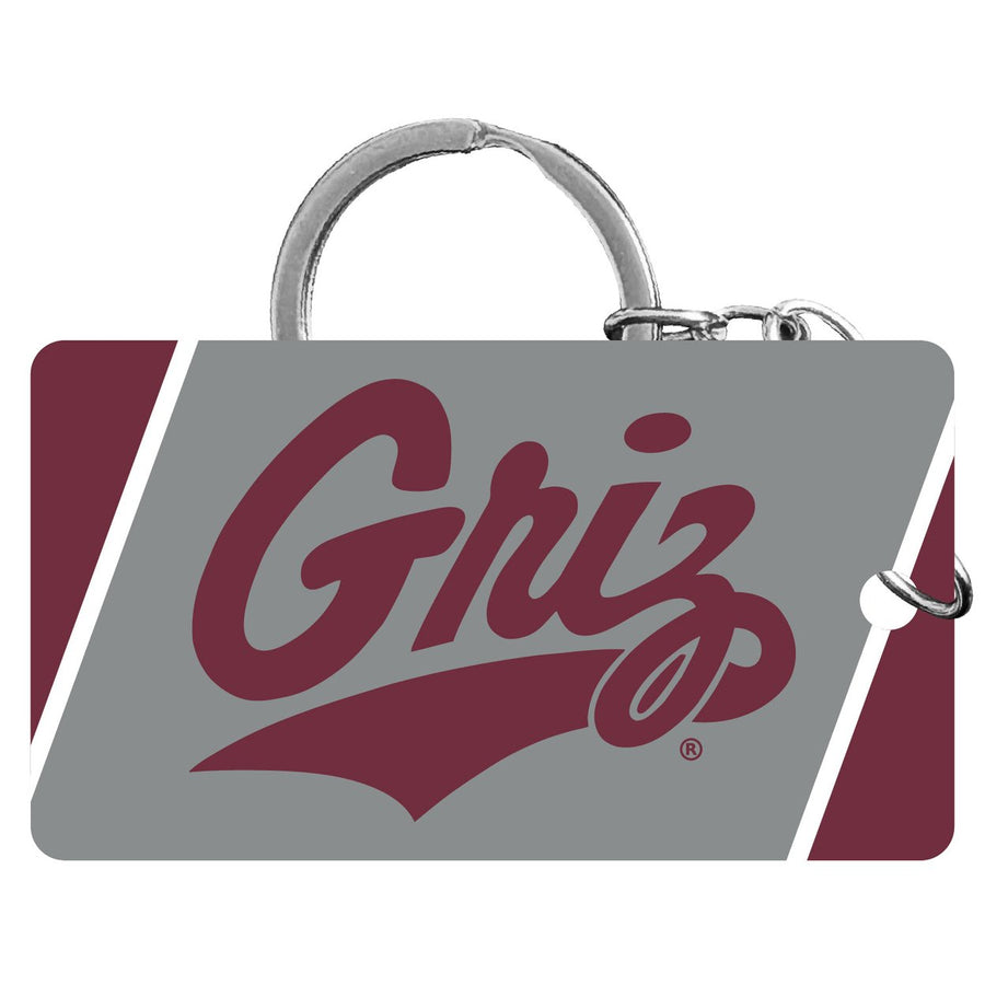 Montana University Acrylic Keychain 1.5" x 2.75" Officially Licensed Collegiate Product Image 1