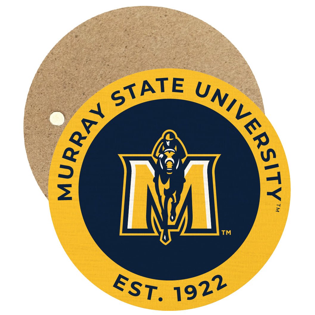 Murray State University Round Wooden 2.5" Fridge Magnet Officially Licensed Collegiate Product Image 1