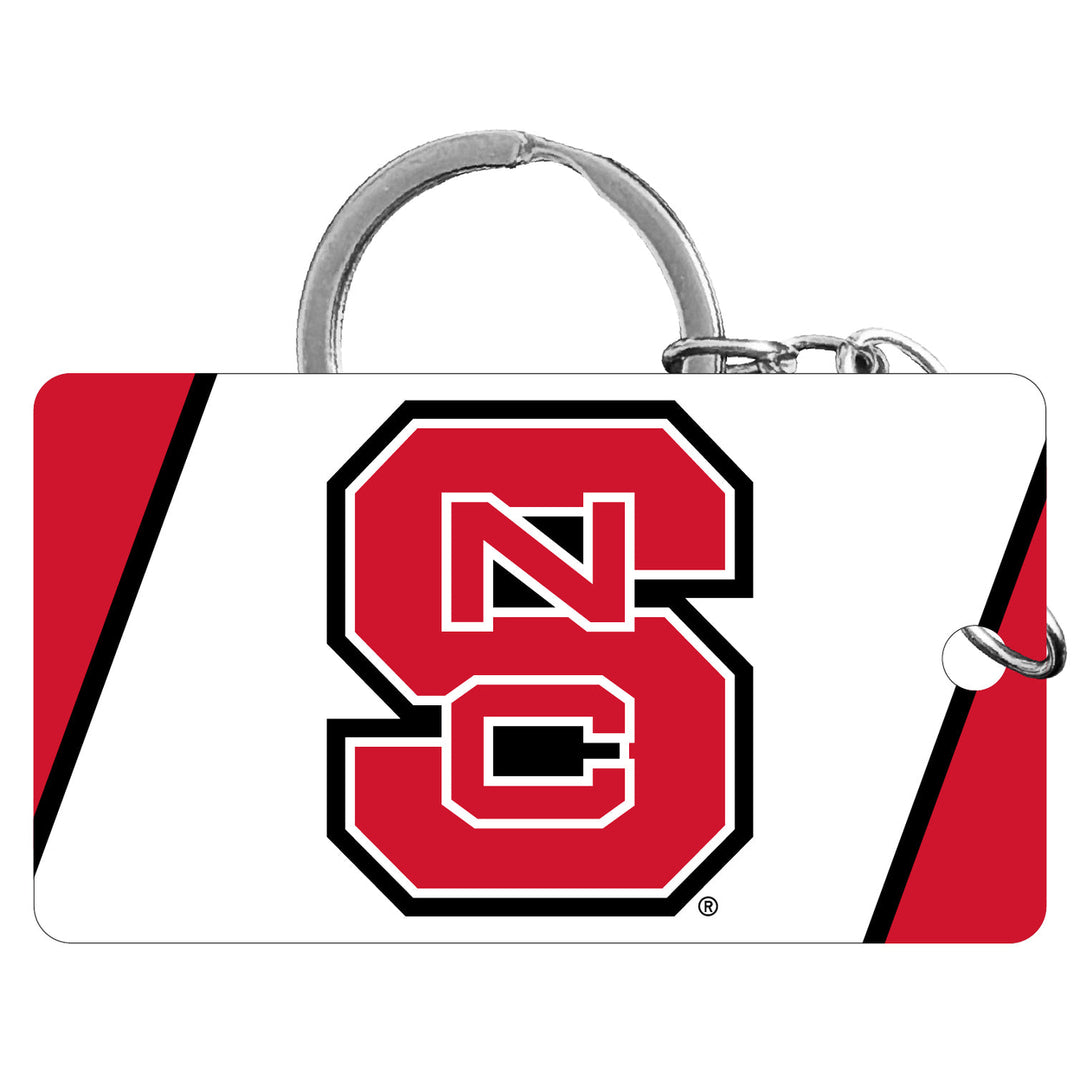 NC State Wolfpack Acrylic Keychain 1.5" x 2.75" Officially Licensed Collegiate Product Image 1