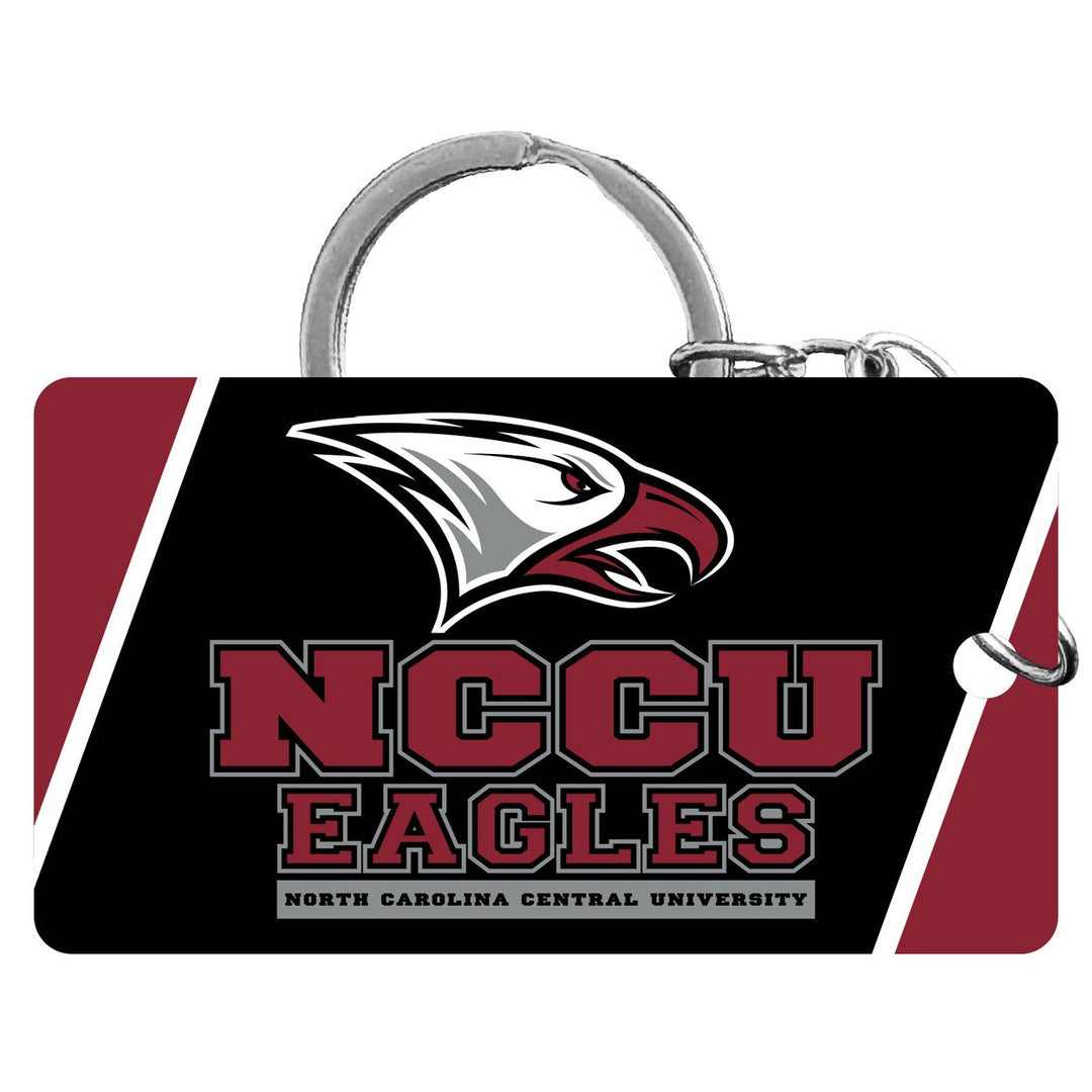 North Carolina Central Eagles Acrylic Keychain 1.5" x 2.75" Officially Licensed Collegiate Product Image 1